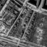 Luftbild nach der Bomardierung. Aufnahme (Streitkräfte USA) vom 23.03.1945